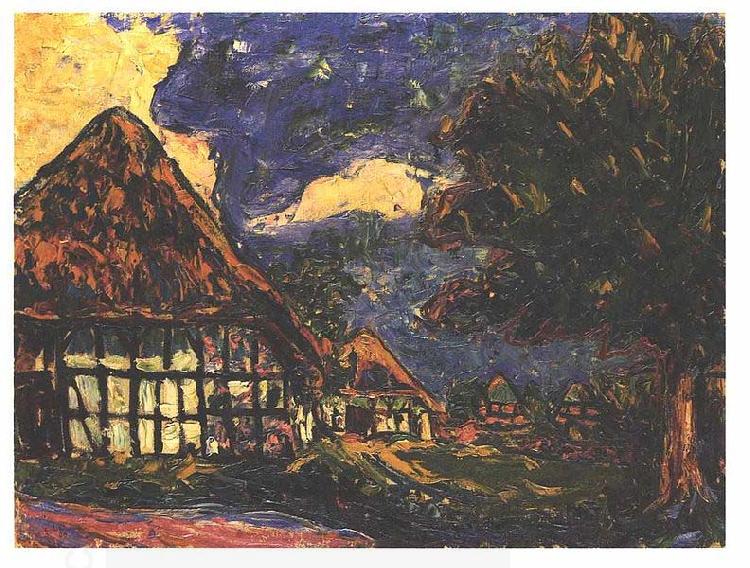 Ernst Ludwig Kirchner House on Fehmarn China oil painting art